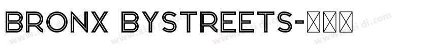 Bronx Bystreets字体转换